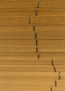 Stack of Corrugated Paper Preparing For Packaging in Factory photo