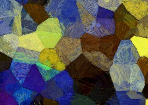 Abstract oil painting background Impressionist style illustrated to create designs. photo