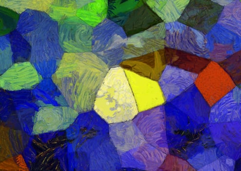 Abstract oil painting background Impressionist style illustrated to create designs. photo