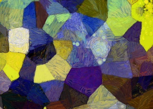 Abstract oil painting background Impressionist style illustrated to create designs. photo