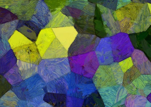 Abstract oil painting background Impressionist style illustrated to create designs. photo