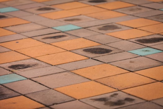 Red Floor Tile pavement photo