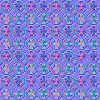 Normal map tiles texture, normal mapping photo