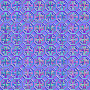 Normal map tiles texture, normal mapping photo