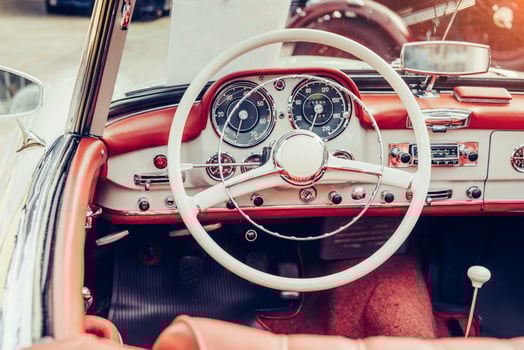 Luxury car interior photo
