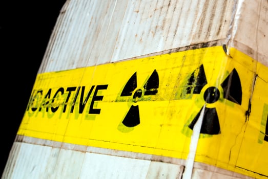 Paper box package of small radioactive material photo