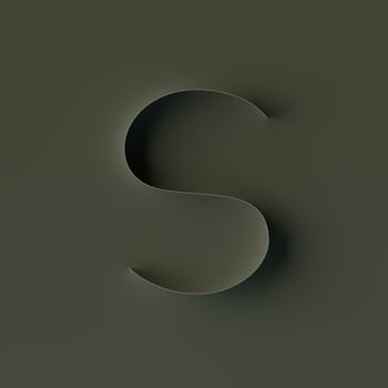 3D render luxury text, emboss effect photo