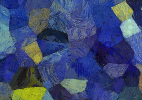 Abstract oil painting background Impressionist style illustrated to create designs. photo
