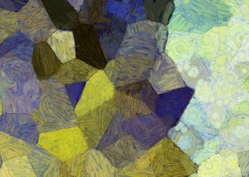 Abstract oil painting background Impressionist style illustrated to create designs. photo