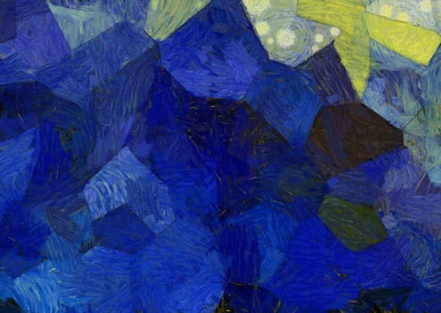 Abstract oil painting background Impressionist style illustrated to create designs. photo