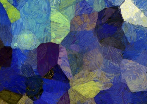 Abstract oil painting background Impressionist style illustrated to create designs. photo