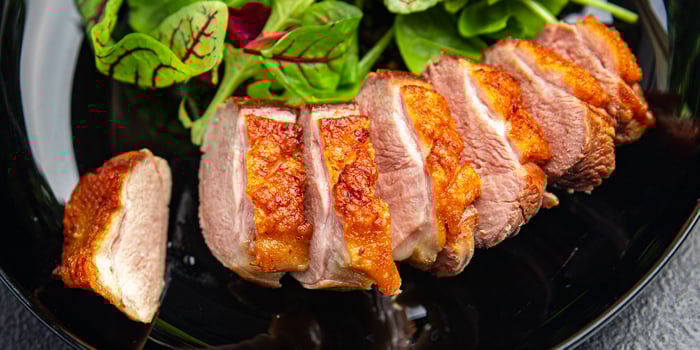 duck breast second course poultry fried meat healthy food photo