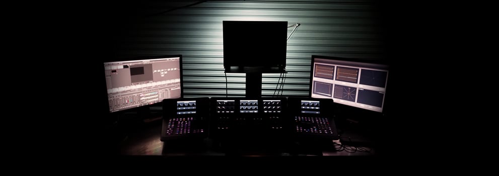 Video editing controller machine for color edit in post video production. photo