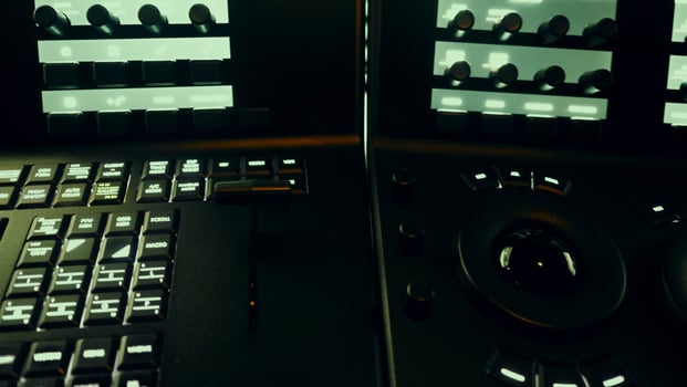 Video editing controller machine for color edit in post video production. photo
