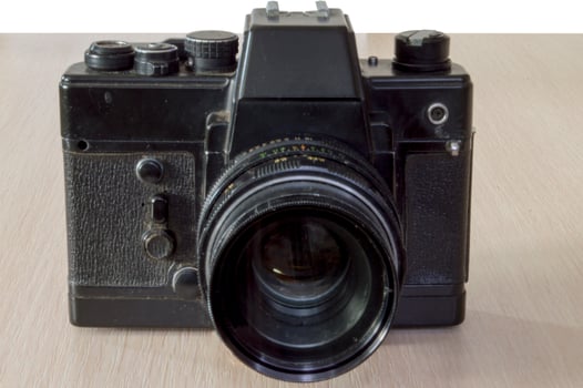 old SLR film camera photo
