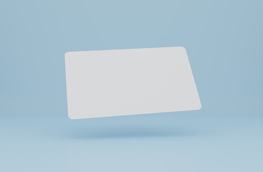 Modern business card mockup template with clipping path. Mock-up design for presentation branding, corporate identity, advertising, personal, stationery, graphic designers presentations. 3d Rendering photo