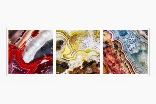 Stone Abstract triptych photo