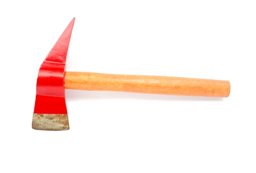 fire ax on white photo