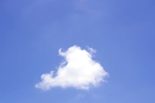 clouds in the blue sky photo