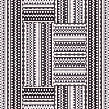 Abstract ethnic tribal random small geometric shape monochrome color seamless pattern background. Use for fabric, textile, interior decoration elements, upholstery. photo