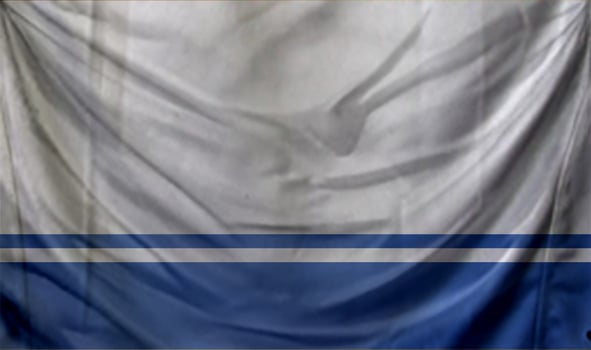 Altai  Republic flag waving. Background for patriotic and national design photo