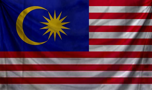 Malaysia flag wave design photo