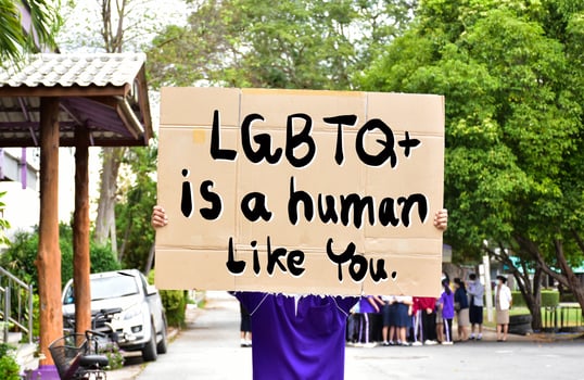lgbt celebrations in pride month concept photo