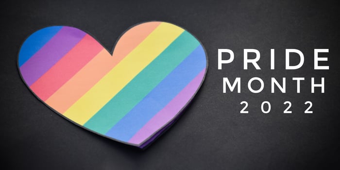 lgbt greeting card, lgbt celebrations in pride month around the world concept. photo