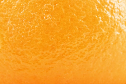 peel oranges macro isolated on white background in studio light photo