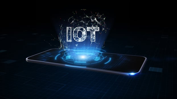 Smart Phone of 5g High speed internet network Communication, Internet of things IOT concept, Technology digital for Internet Business and Marketing, Global World Network and Telecommunication photo