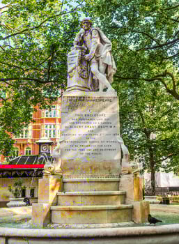 HDR Shakespeare statue in London photo