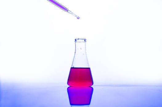 Science tubes and scientific reductions, science concepts photo