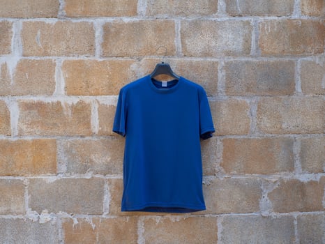Shirt and wall photo