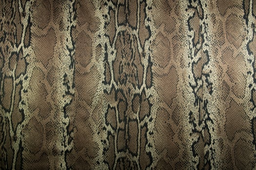 texture of print fabric stripes snake for background photo