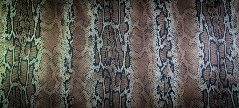 texture of print fabric stripes snake for background photo