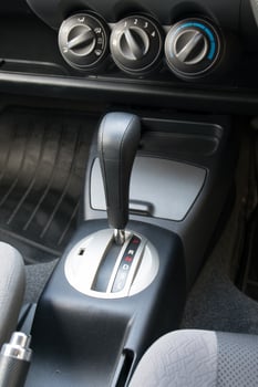 Automatic transmission gear shift. photo