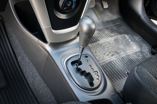 Automatic transmission gear shift. photo