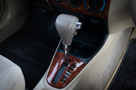 Automatic transmission gear shift. photo