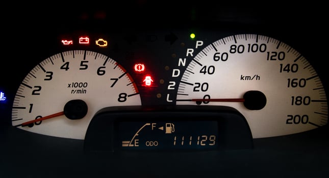 closeup car dashboard photo