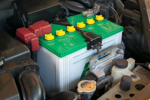 battery of a car photo