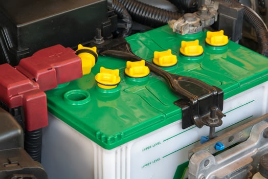 battery of a car photo