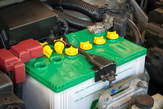 battery of a car photo