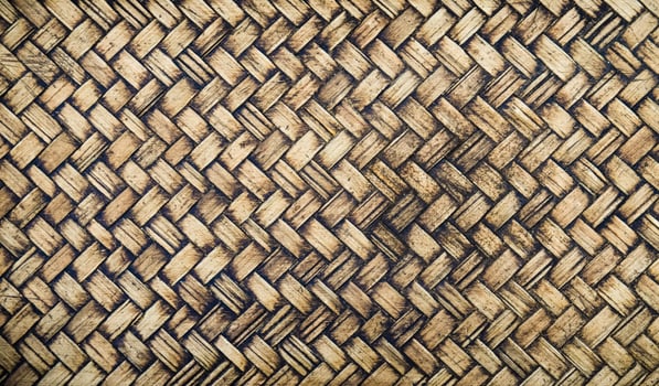Old wicker texture background photo