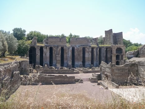 Villa Adriano ruins in Tivoli photo