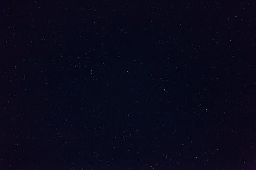 Evening sky with star background photo