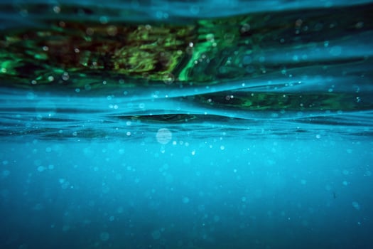 Underwater wave surface background photo