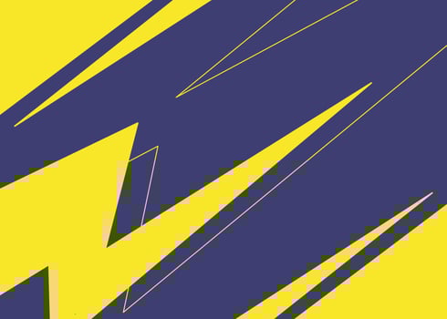 Blue and yellow abstrack background photo