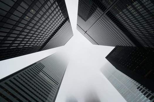 Scenic Toronto financial district skyline and modern architecture skyline photo