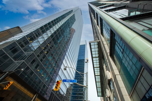 Scenic Toronto financial district skyline and modern architecture skyline photo