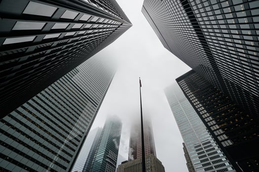 Scenic Toronto financial district skyline and modern architecture skyline photo